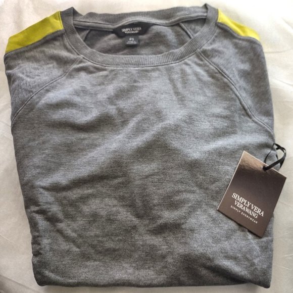 NWT Simply Vera Vera Wang Ruched Sweatshirt/ Loungewear 😘 - Picture 2 of 7